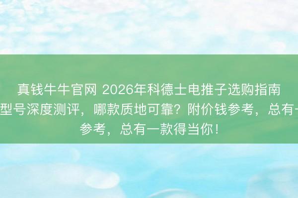 真钱牛牛官网 2026年科德士电推子选购指南：六款热点型号深度测评，哪款质地可靠？附价钱参考，总有一款得当你！